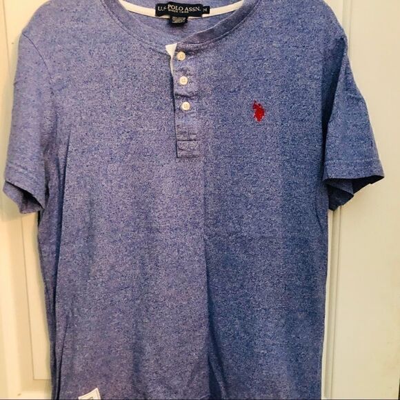 Men’s Polo blue with white accents; red polo - Picture 2 of 6